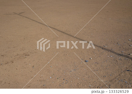 農地に映る電灯の影 農地に映る電灯の影 133326529