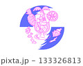 カタツムリのキャラクター　マイマイまーぶる 133326813