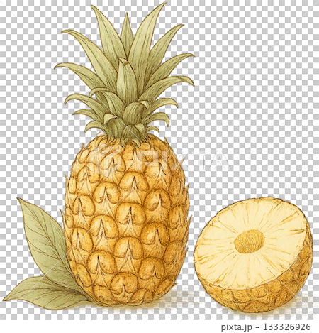 一幅線條柔和的插圖 133326926