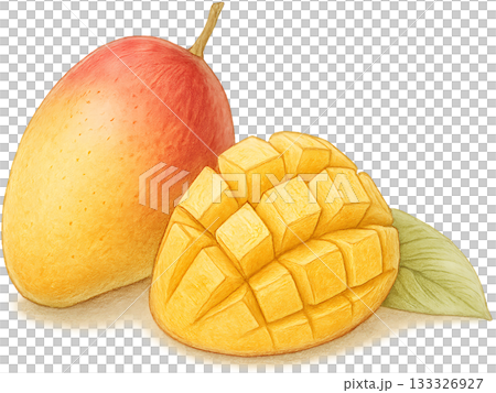 ほのかな感じの薄いラインドローイングイラスト 133326927