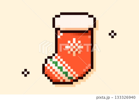 Xmas color sticker. 133326940