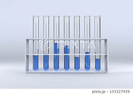 Test tube with chemical solution 133327439