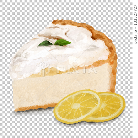 レモンチーズタルトのイラスト 133327727