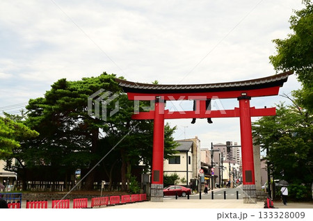 盛岡八幡宮の鳥居 133328009