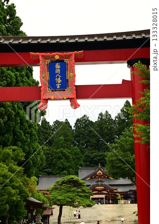 盛岡八幡宮の鳥居 133328015