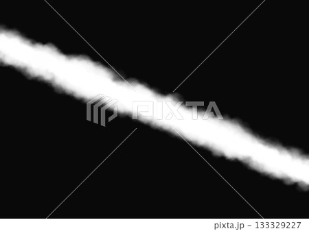 一筋に走るモコモコした線 133329227