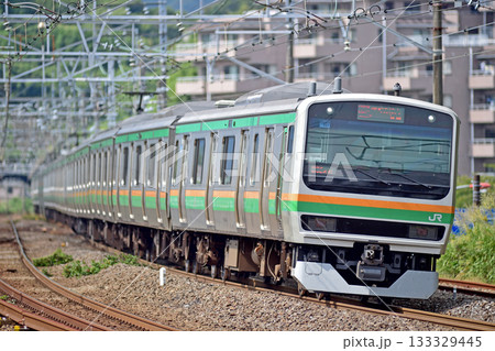 東海道本線 真鶴 JR東日本 E231系1000番台 U107編成(小山) 東海道本線 真鶴 JR東日本 E231系1000番台 U107編成(小山) 133329445