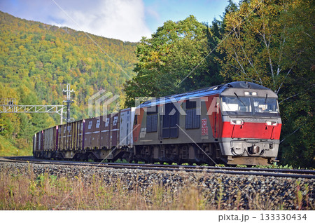 石勝線　ホロカ（信）　JR貨物　DF200-60（五稜郭） 133330434