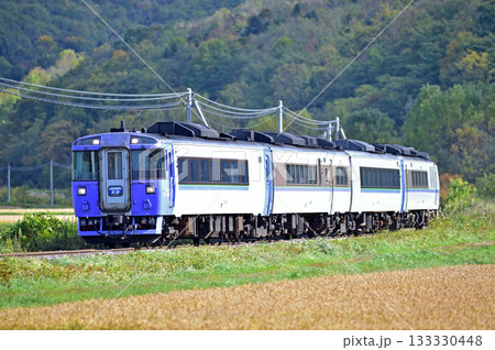 石北本線　中愛別－愛別　JR北海道　キハ183系（苗穂）　大雪 133330448