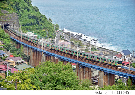 東海道本線　早川－根府川　JR東日本　E231系1000番台 133330456