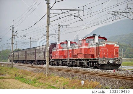 上越線　後閑－沼田　JR東日本　DD51-895＋旧客（高崎）　DLレトロみなかみ 133330459