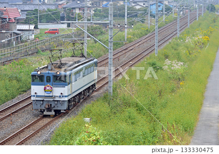 東北本線　栗橋ー東鷲宮　JR貨物　EF65-2095（新鶴見）　おかげさまで30th 133330475