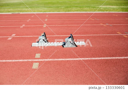 Track starting block on field 133330601
