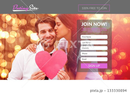 Subscription form on dating site Subscription form on dating site 133330894