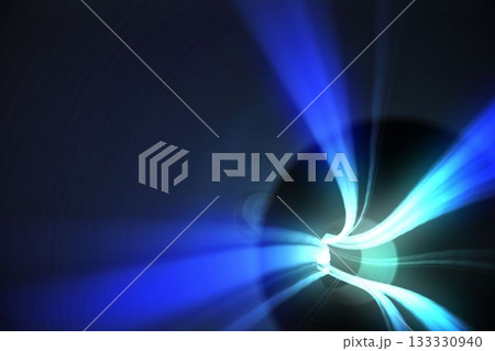 Blue vortex with bright light Blue vortex with bright light 133330940