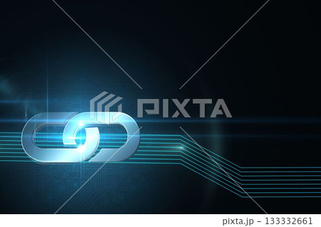 Computing icon on technical background Computing icon on technical background 133332661