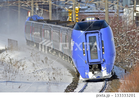 千歳線　北広島－島松　JR北海道　キハ283系　スーパーおおぞら 133333201