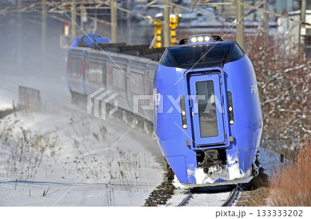 千歳線　北広島－島松　JR北海道　キハ283系　スーパーおおぞら 133333202