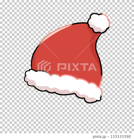 Hand-drawn Christmas hat Hand-drawn Christmas hat 133333398