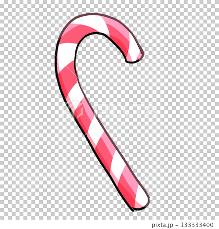 Hand-drawn Christmas candy 133333400