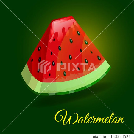 National Watermelon Day, Watermelon Day editable template, National Watermelon Day, vector stock illustration. National Watermelon Day, Watermelon Day editable template, National Watermelon Day, vector stock illustration. 133333526