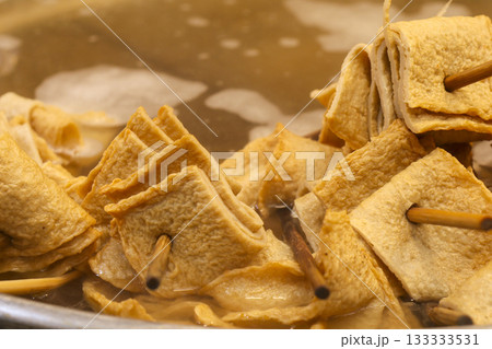 Street food such as fish cake or oden 133333531