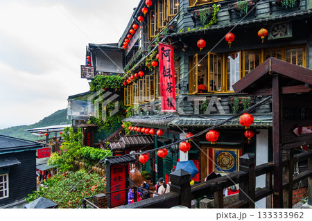 台湾　阿妹茶楼 　九份　九分　老街　新北市　基山街 133333962