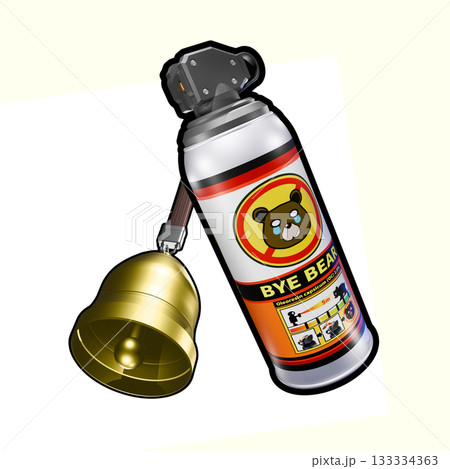 熊撃退スプレー＆熊よけ鈴　クマよけセット(bear spray & bear bell) 133334363