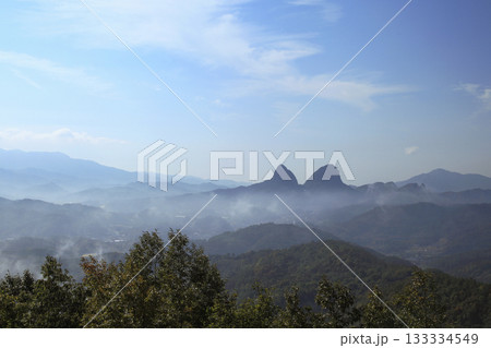 Maisan mountain shaped like a horse's ear. Jinan-gun, Korea Maisan mountain shaped like a horse's ear. Jinan-gun, Korea 133334549