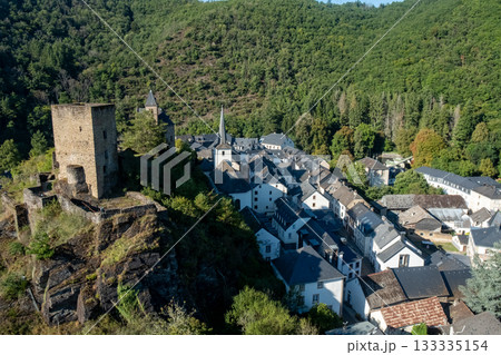 Esch-sur-Sure, Wiltz, Grand-Duche de Luxembourg, September 07, 2025, Historical hilltop fortress 133335154