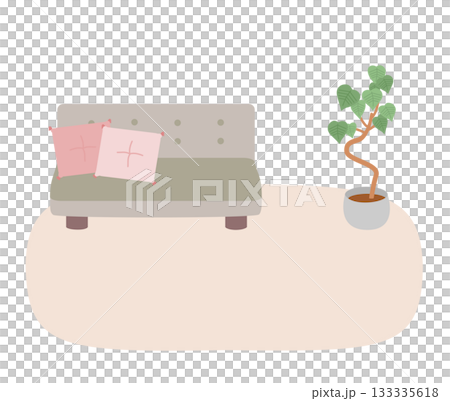 A room with a sofa 133335618