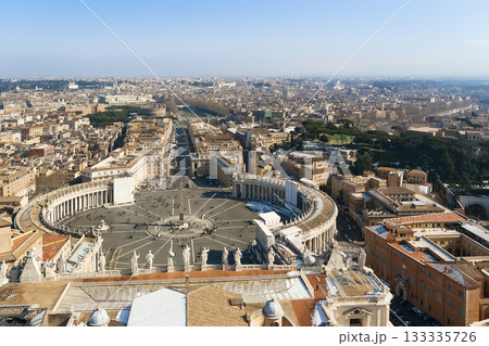サンピエトロ大聖堂のドーム最頂部から望むバチカン・ローマの眺望 / Vatican and Rome サンピエトロ大聖堂のドーム最頂部から望むバチカン・ローマの眺望 / Vatican and Rome 133335726