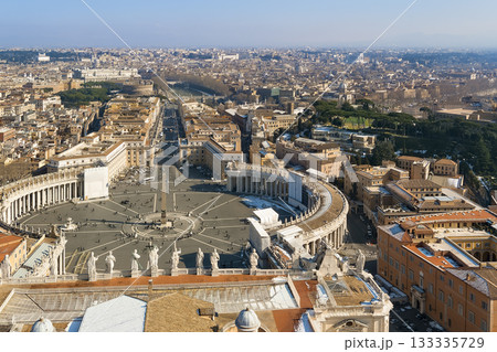 サンピエトロ大聖堂のドーム最頂部から望むバチカン・ローマの眺望 / Vatican and Rome サンピエトロ大聖堂のドーム最頂部から望むバチカン・ローマの眺望 / Vatican and Rome 133335729