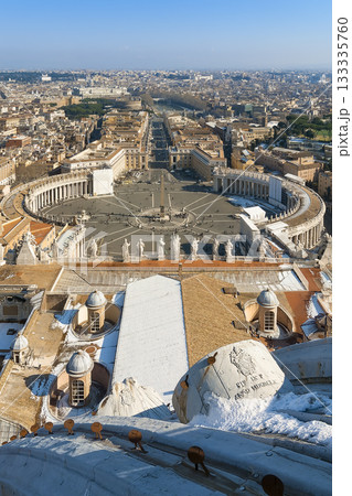 サンピエトロ大聖堂のドーム最頂部から望むバチカン・ローマの眺望 / Vatican and Rome 133335760