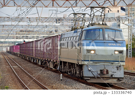東海道本線　平塚　JR貨物　EF66-115（吹田） 133336740