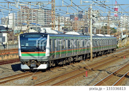 東海道本線 相模貨物 JR東日本 E233系3000番台 E-74編成(国府津) 東海道本線 相模貨物 JR東日本 E233系3000番台 E-74編成(国府津) 133336813