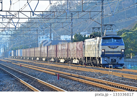 東海道本線 二宮-大磯 JR貨物 EF66-27(吹田) 東海道本線 二宮-大磯 JR貨物 EF66-27(吹田) 133336817