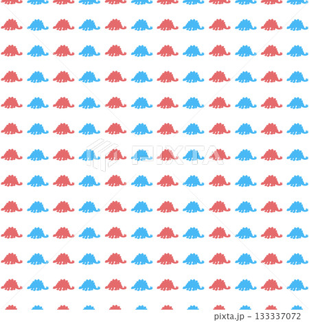 赤青のステゴサウルスの背景素材 133337072