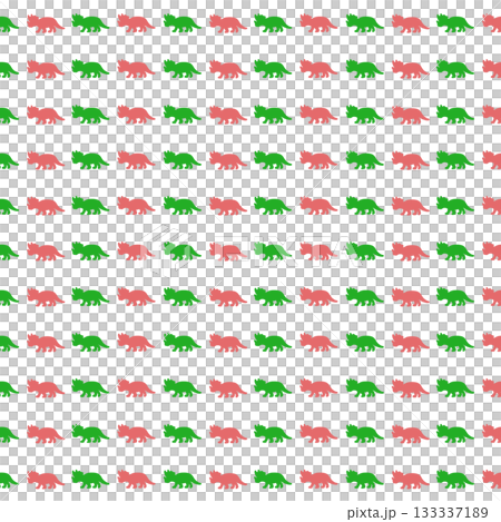 赤緑のトリケラトプスの背景素材 133337189