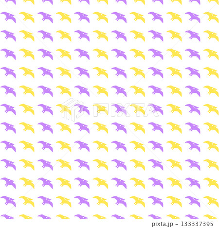 黄紫のプテラノドンの背景素材 133337395