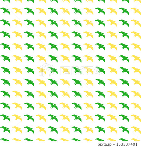 黄緑のプテラノドンの背景素材 黄緑のプテラノドンの背景素材 133337401
