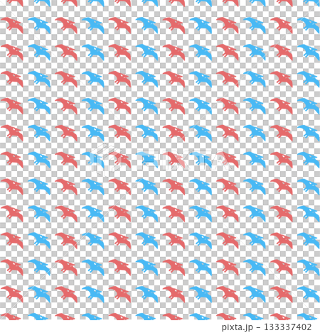 Red and blue pteranodon background material 133337402