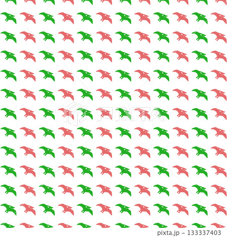 赤緑のプテラノドンの背景素材 133337403