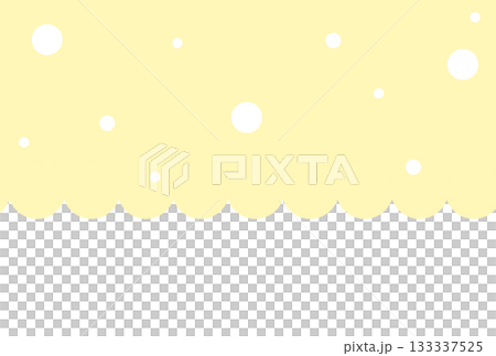 Light yellow scalloped and polka dot background Light yellow scalloped and polka dot background 133337525