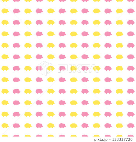 黄桃のハリネズミの背景素材 133337720