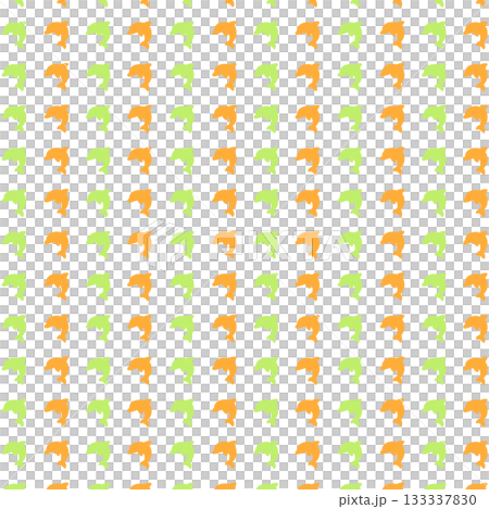 緑橙のイルカの背景素材 133337830