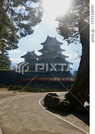 秋の松本城（長野県・松本市） 133338095