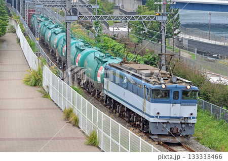 東海道本線　桜木町－東高島　JR貨物　EF65-2101（新鶴見） 133338466