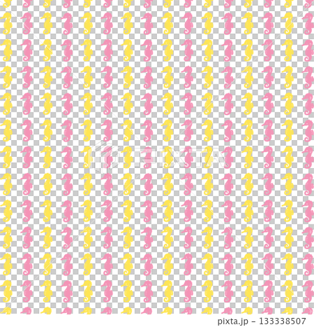 黄桃のタツノオトシゴの背景素材 133338507