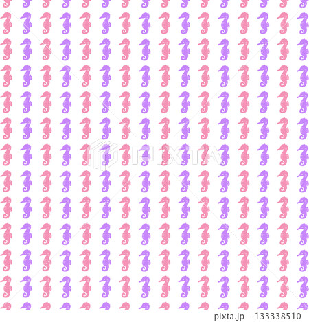 紫桃のタツノオトシゴの背景素材 133338510